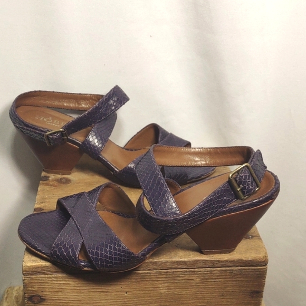 🖤Purple Snake Wrap Sandals size 37